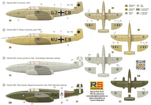 RS Models 92290 Heinkel He-280 V-3 1/72 – zdjęcie 2
