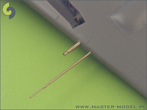Master AM-48-017 Fw 190 A2 - A5 armament set (MG 17 barrel tips, MG FF barrels, MG 151 barrels in fairings) &amp;amp; Pitot Tube 1/48 – immagine 6
