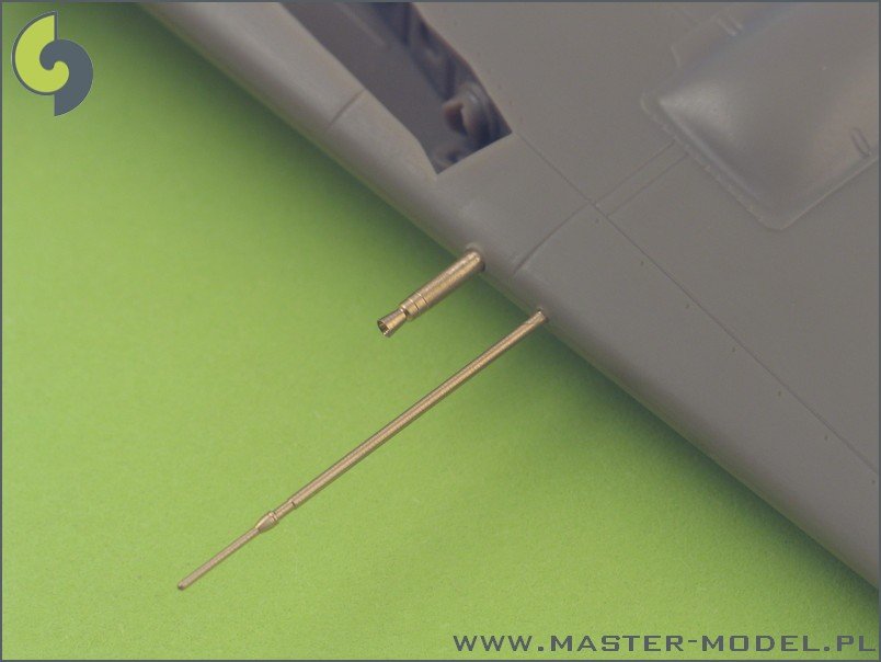 Master AM-48-017 Fw 190 A2 - A5 armament set (MG 17 barrel tips, MG FF barrels, MG 151 barrels in fairings) &amp;amp; Pitot Tube 1/48 – immagine 6
