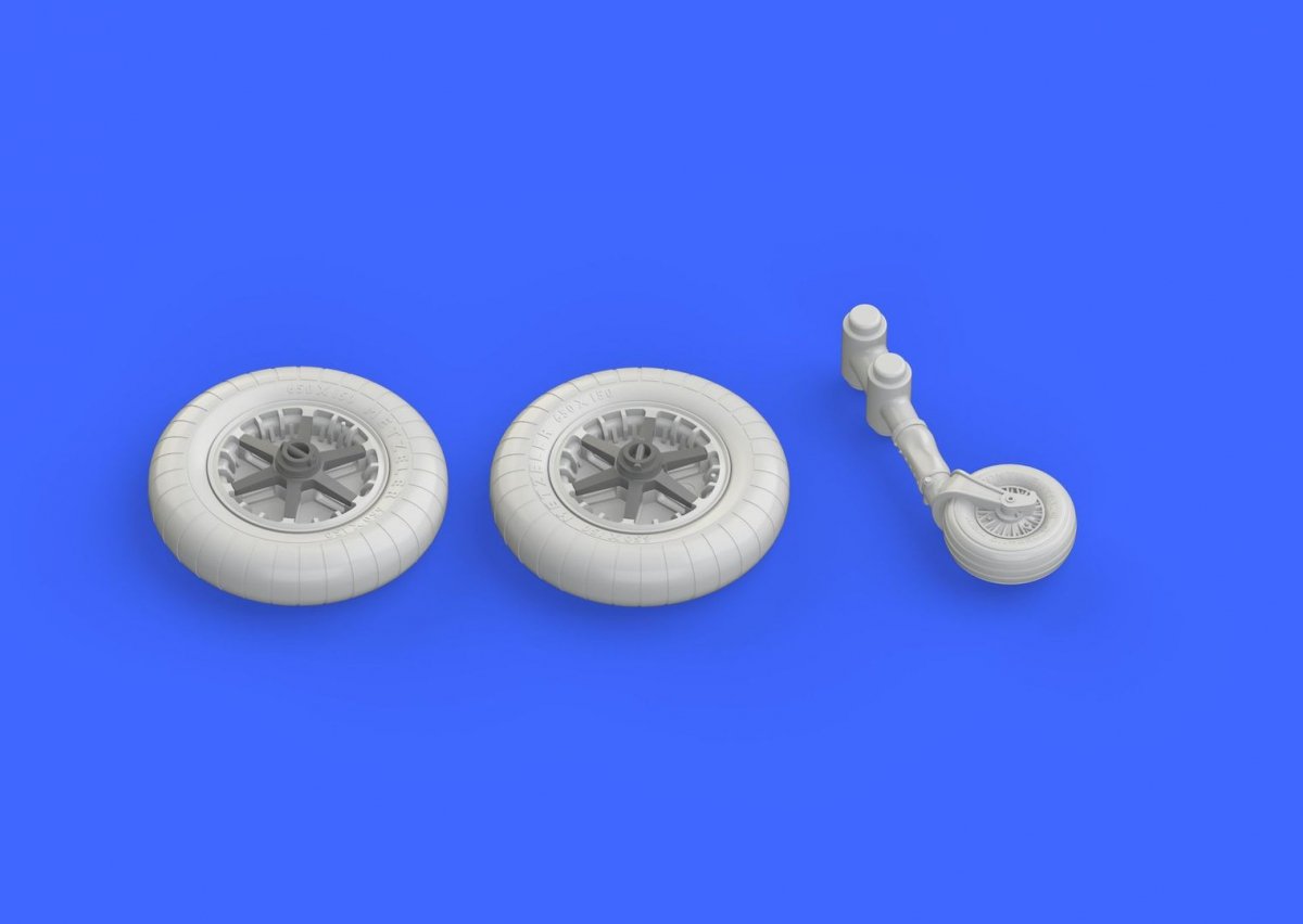Eduard 648282 Bf 109F wheels EDUARD 1/48 – zdjęcie 3