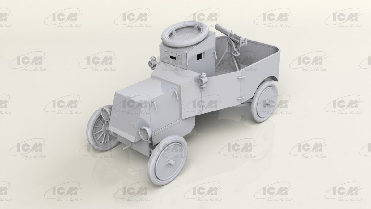 ICM 35670 Model T RNAS Armored Car with WWI British Tank Crew 1/35 – image 7