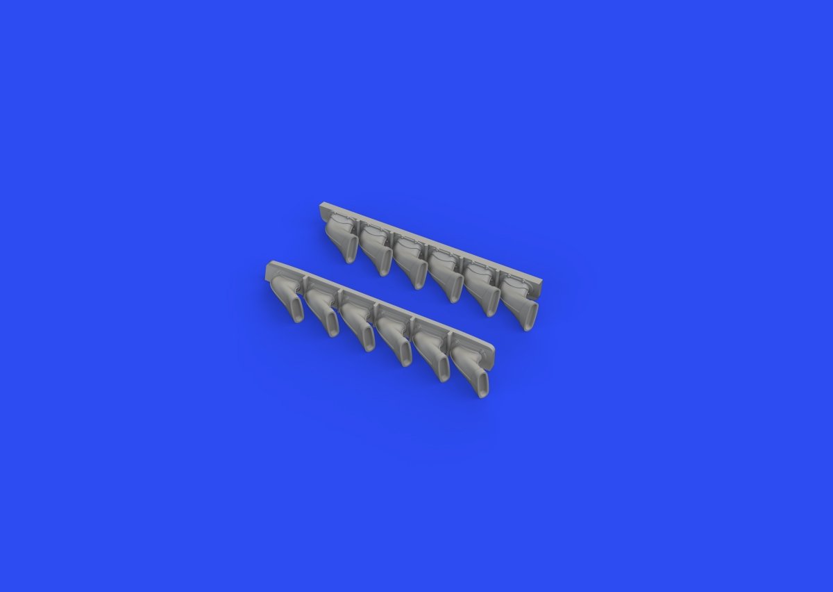 Eduard 648669 Spitfire Mk. V six-stacks exhausts fishtail EDUARD 1/48 – image 4
