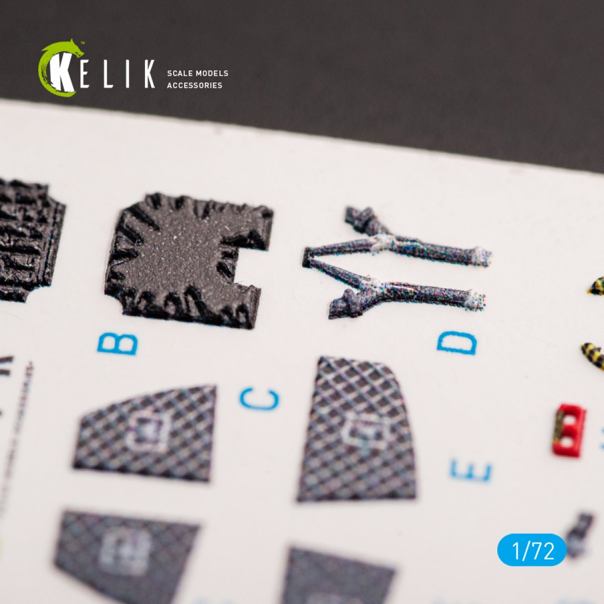 KELIK K72055 F-15E STRIKE EAGLE - INTERIOR 3D DECALS FOR REVELL KIT 1/72 – zdjęcie 6