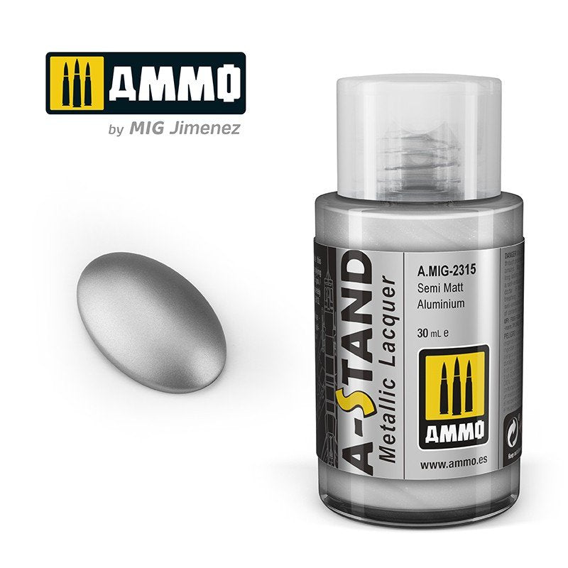 Ammo of Mig 2315 A-STAND Semi Matt Aluminium 30ml