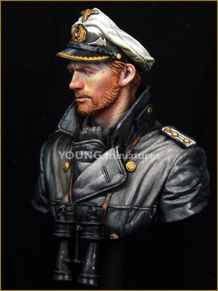 Young Miniatures YM1847 U-BOAT COMMANDER WWII 1/10 – zdjęcie 2