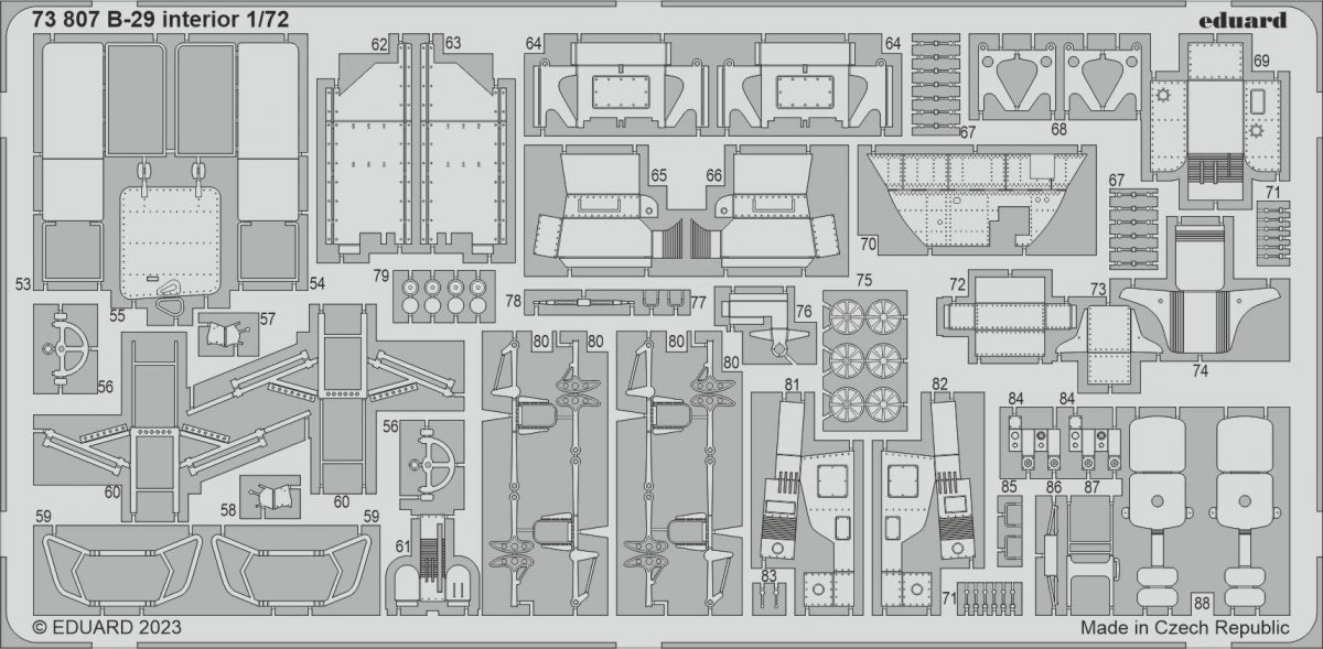 Eduard BIG72177 B-29 HOBBY 2000, ACADEMY 1/72 – zdjęcie 5