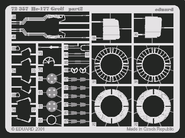 Eduard 72357 He 177 Greif 1/72 REVELL – zdjęcie 2