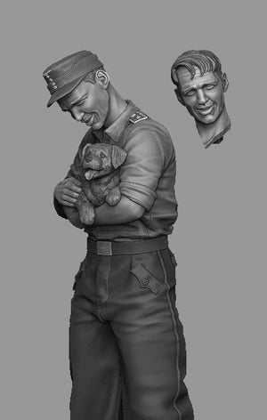 Panzer Art FI35-120 StuG driver with puppy 1/35 – image 3