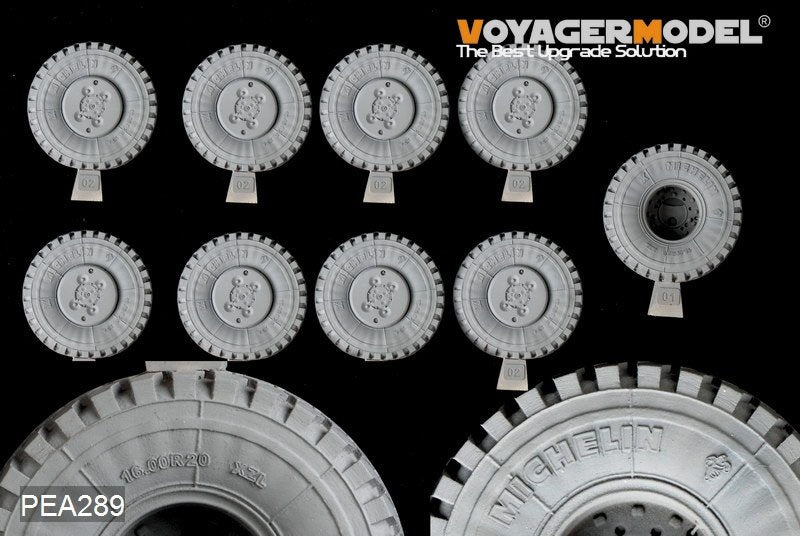 Voyager Model PEA289 Modern US Army M1070 Road Wheels (9PCES) (For hobby boss) 1/35 – zdjęcie 2