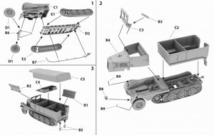 Premier à combattre PL041 Sd. Kfz. II Tracteur semi-chenillé allemand (1/72) – image 4