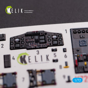KELIK K72058 HH-65A/B Dolphin interior 3D decals for Dream Model kit 1/72 – zdjęcie 5