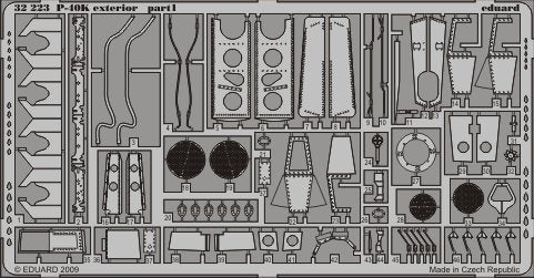 Eduard 32223 P-40K exterior HASEGAWA 1/32 – image 2