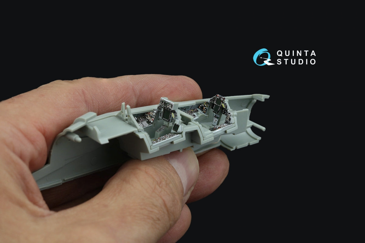 Quinta Studio QD72085 F-14B 3D-Printed &amp;amp; colored Interior on decal paper (Academy) 1/72 – image 11
