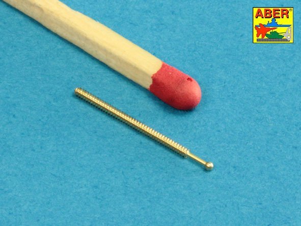 Aber 35L-114 Barrel for Russian 12,7mm heavy machine gun DShK, WWII version (JS-2:; JS-3; JSU-152) 1/35 – immagine 12