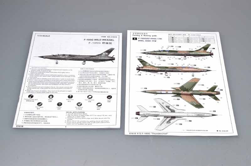 Trumpeter 01618 F-105G THUNDERCHIEF 1/72 – zdjęcie 3