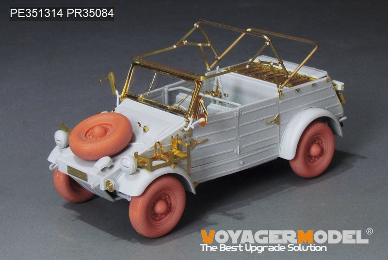 Voyager Model PE351314 WWII German Kubelwagen Type 82 Africa Troop Version Upgrade Set For MENG VS-015 1/35 – immagine 7