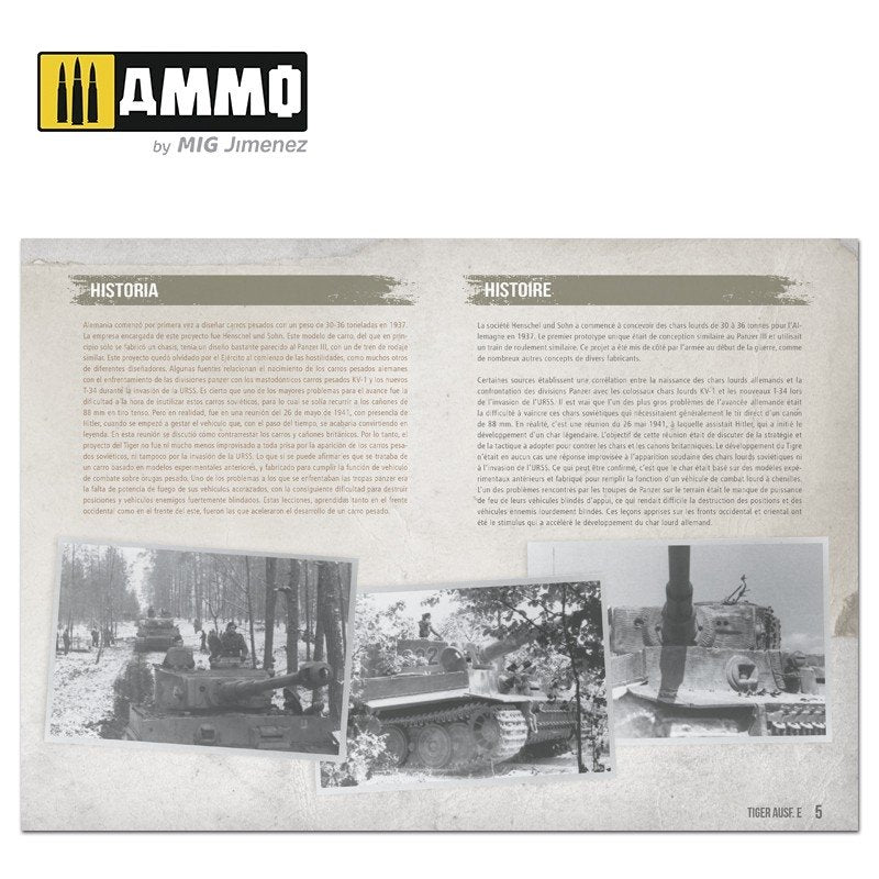 AMMO of Mig Jimenez 6024 Tiger Ausf.E – VISUAL MODELERS GUIDE (MULTILINGUAL) – zdjęcie 2