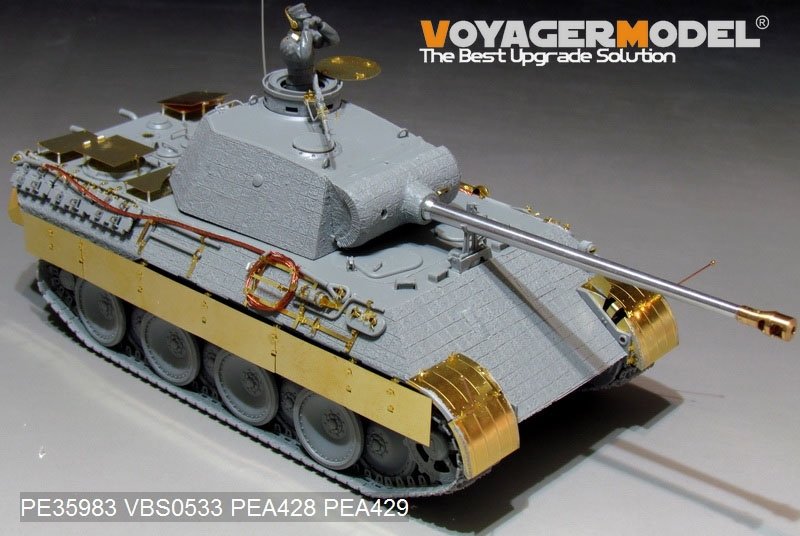 Voyager Model PE35983 WWII German Panther D Tank Late version Basic For TAKOM 2104 1/35 – zdjęcie 11