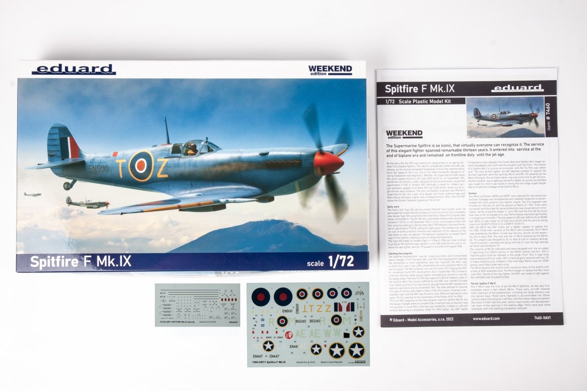 Eduard 7460 Spitfire F Mk. IX 1/72 – zdjęcie 2