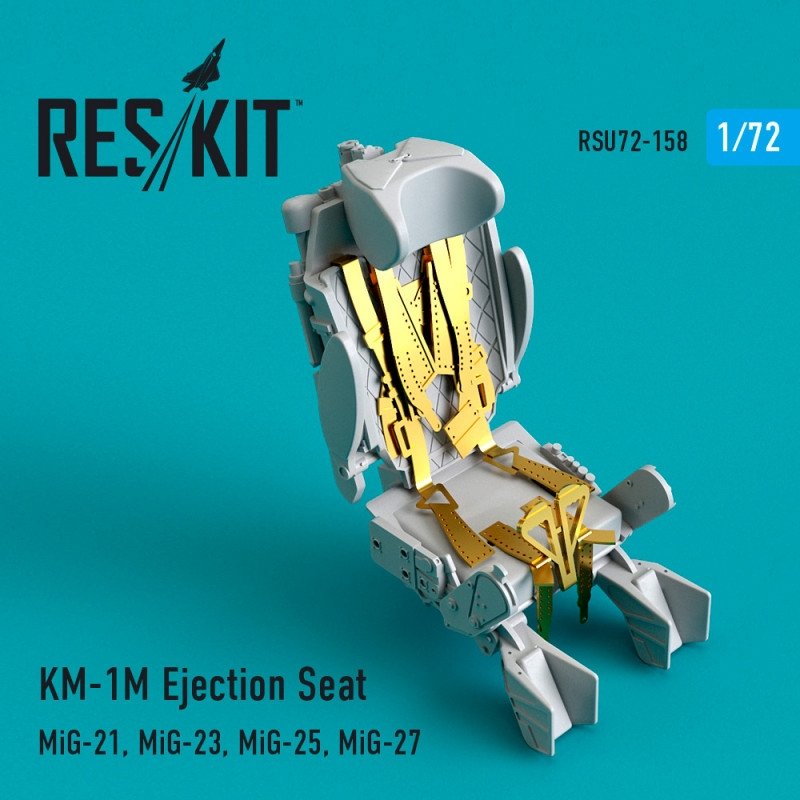 RESKIT RSU72-0158 KM-1M Siège éjectable (MiG-21, MiG-23, MiG-25, MiG-27) 1/72