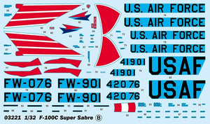Trumpeter 03221 F-100C Super Saber 1/32 – image 4