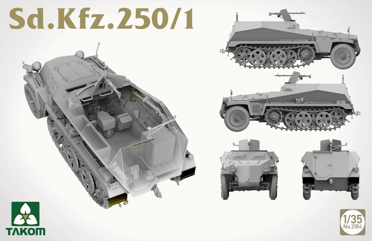 Takom 2184 Sd.Kfz.250/1 1/35 – zdjęcie 4