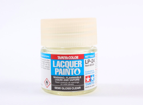 Tamiya 82124 LP-24 Semi gloss clear 10ml – immagine 3