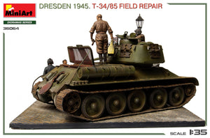 MiniArt 36064 Dresden 1945. T-34/85 Field Repair. BIG SET 1/35 – zdjęcie 3