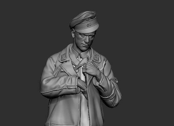 Panzer Art FI35-082 Waffen-SS tank officer Kursk battle No.2 1/35 – image 2