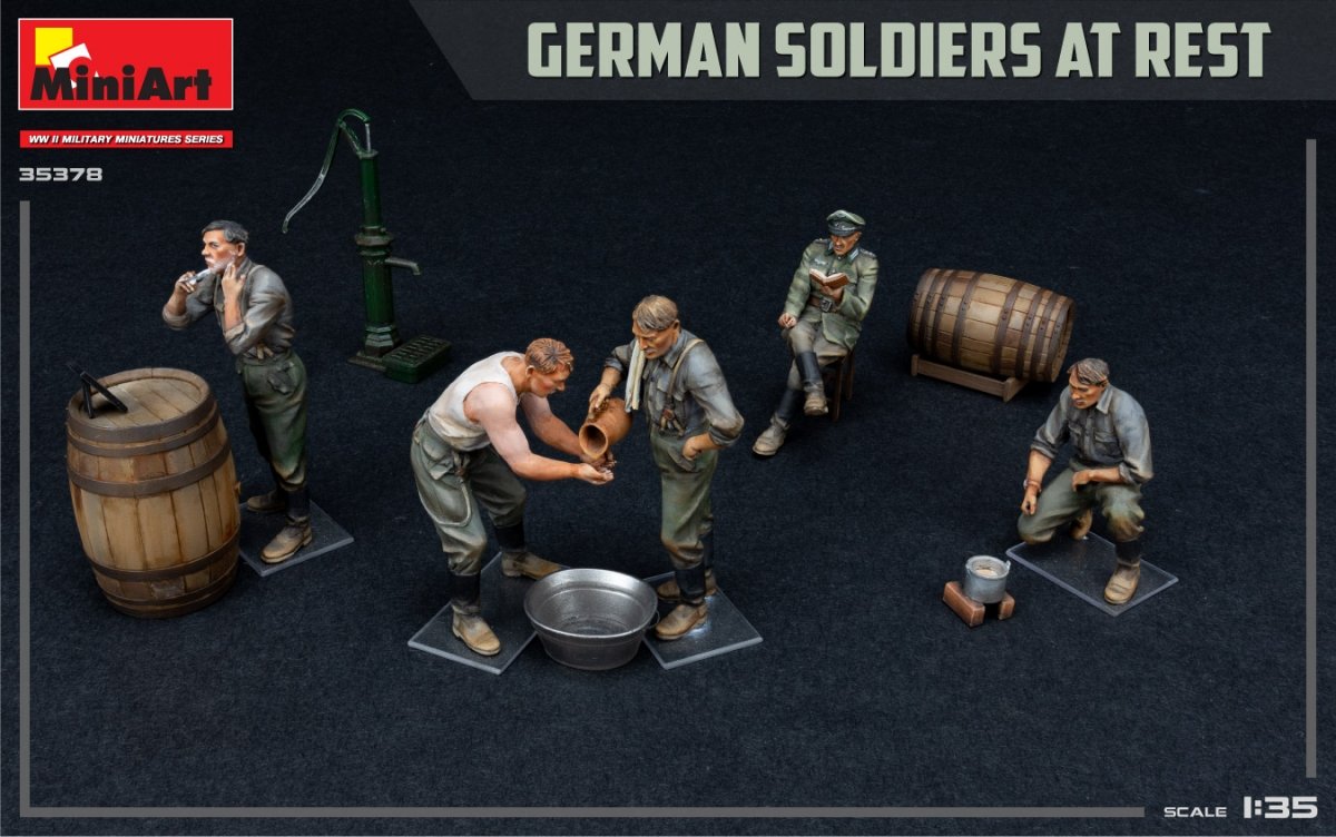 MiniArt 35378 GERMAN SOLDIERS AT REST. SPECIAL EDITION 1/35 – image 3