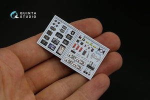 Quinta Studio QDS-35068 KAMAZ-43509 3D-Printed &amp;amp; coloured Interior on decal paper (Zvezda) (Small version) 1/35 – zdjęcie 11