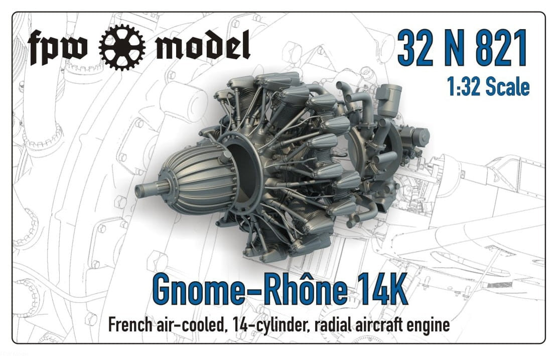 FPW Model 32N821 Gnome-Rhone 14K 1/32
