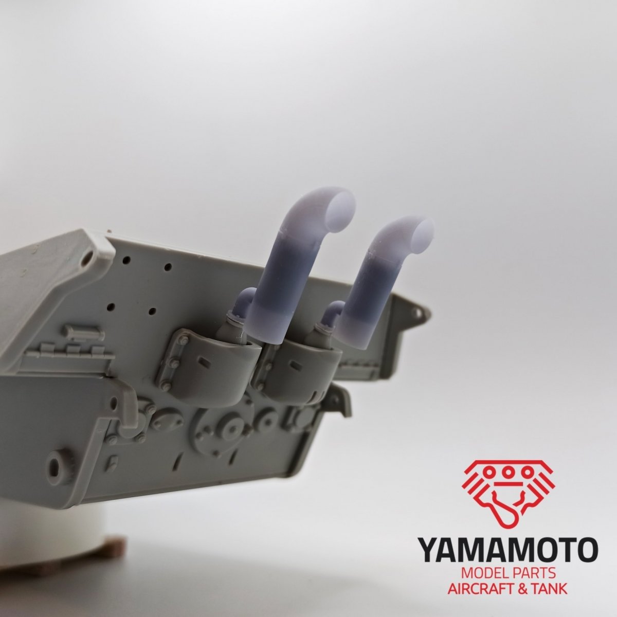 Yamamoto YMP3503 Flammvernichter Muffler Set for Tiger II/E-50/E-75 Type 2 1/35 – image 2