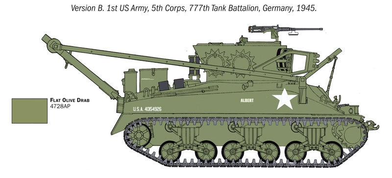 Italeri 6547 M32 Recovery Vehicle 1/35 – zdjęcie 6