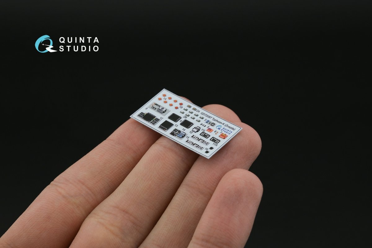 Quinta Studio QD72087 Typhoon-K 3D-Printed &amp;amp; coloured Interior on decal paper (Zvezda) 1/72 – zdjęcie 3