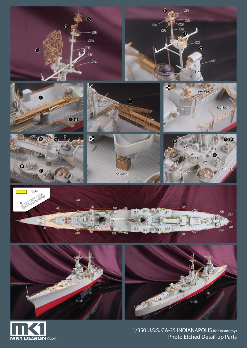 MK1 Design MD-35027 Indianapolis Asic Academy 1/350 – zdjęcie 7