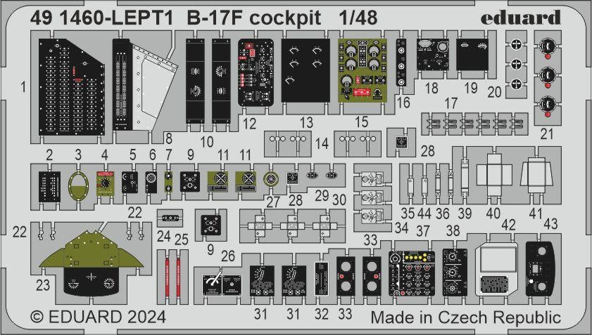 Eduard BIG49427 B-17F alternate nose (frame X) PART I EDUARD 1/48 – image 2