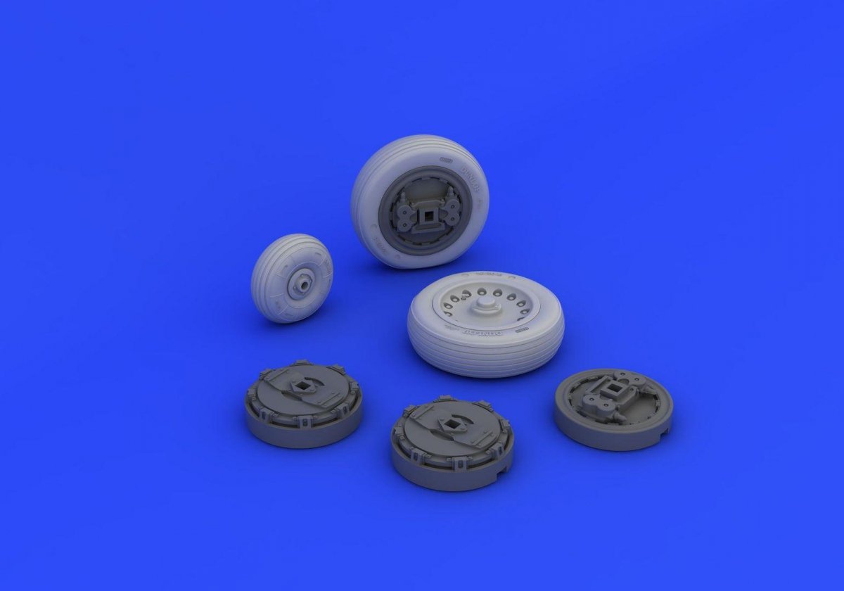 Eduard 632076 Mirage IIIc wheels ITALERI 1/32 – immagine 2