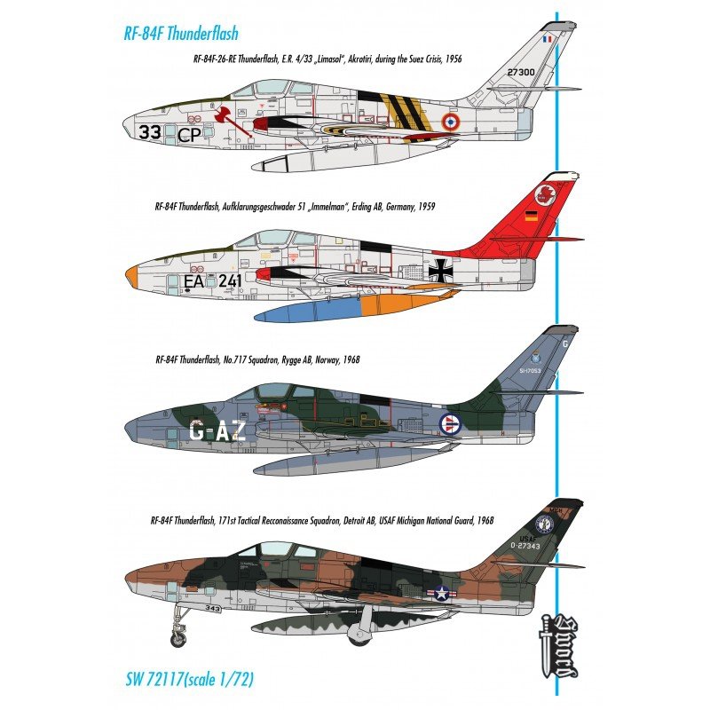 Sword 72117 RF-84F Thunderflash 1/72 – image 2
