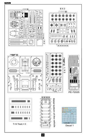 Modelcollect UA72127 TOS-2 Prospective Thermobaric MuLtlplelaunch Rocket System on Armata Universal Combat Platform 1/72 – image 5