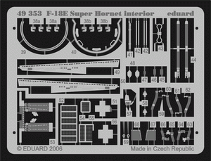 Eduard 49353 F-18E interior 1/48 Hasegawa – zdjęcie 2
