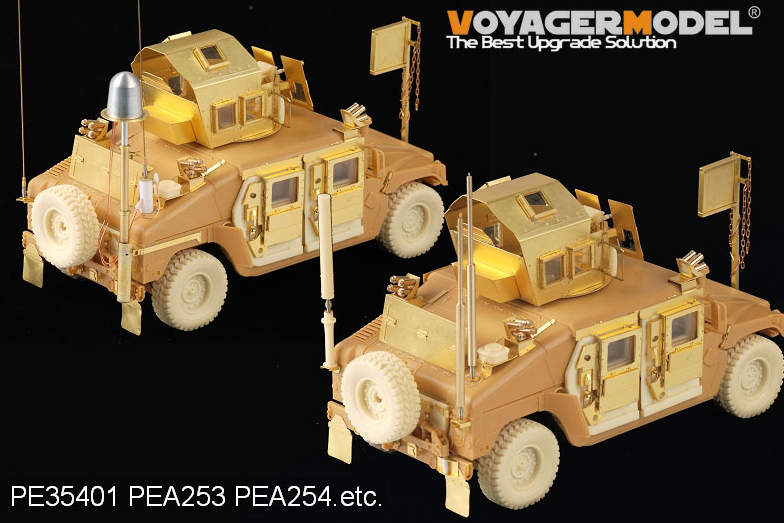 Voyager Model PEA253 Modern HUMVEE electronic Antennas set (GP) 1/35 – zdjęcie 7
