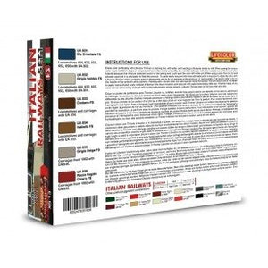 Lifecolor XS13 Acrylic color Set Italian Railways Set 1 6x22ml – zdjęcie 2