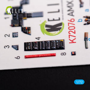KELIK K72076 Amx Ghibli interior 3D decals for Italeri kit 1/72 – image 6