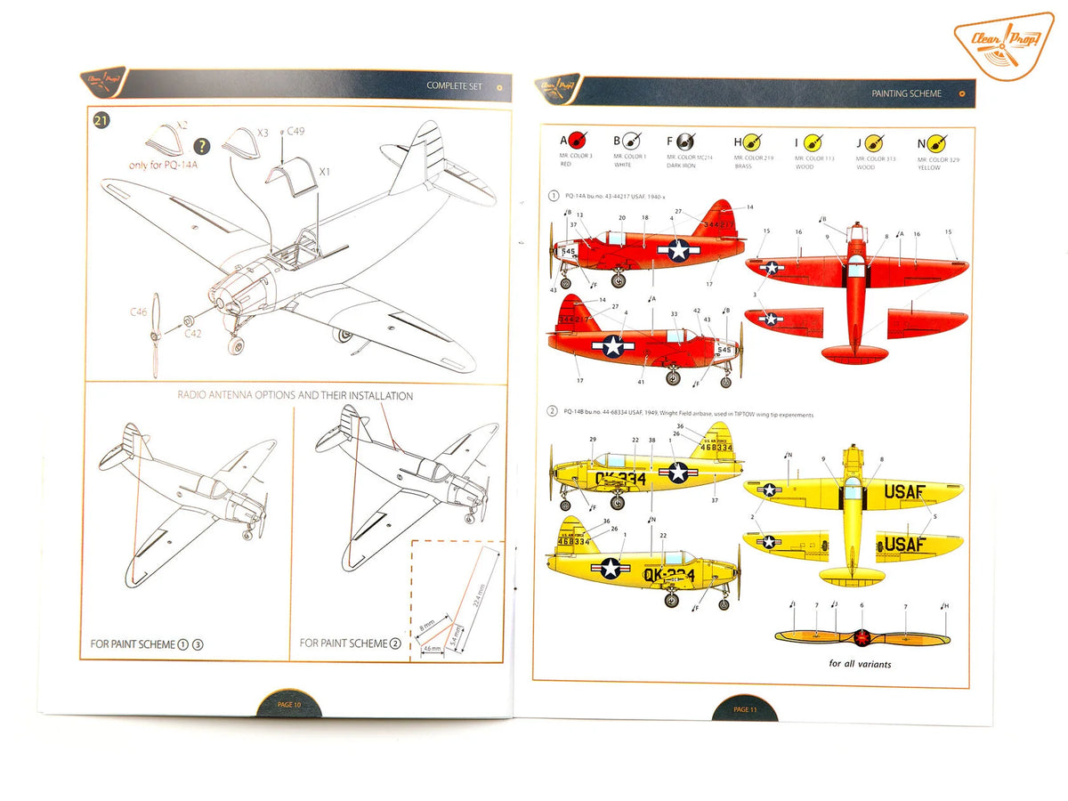 Clear Prop! CP72036 Culver PQ-14 A/B 1/72 – obrázek 10