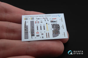 Quinta Studio QD48089 Me-262A 3D-Printed &amp;amp; colored Interior on decal paper (for HobbyBoss kit) 1/48 – image 4