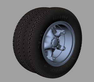 Panzer Art RE35-517 Renault AHN road wheels (Continental) 1/35 – immagine 2