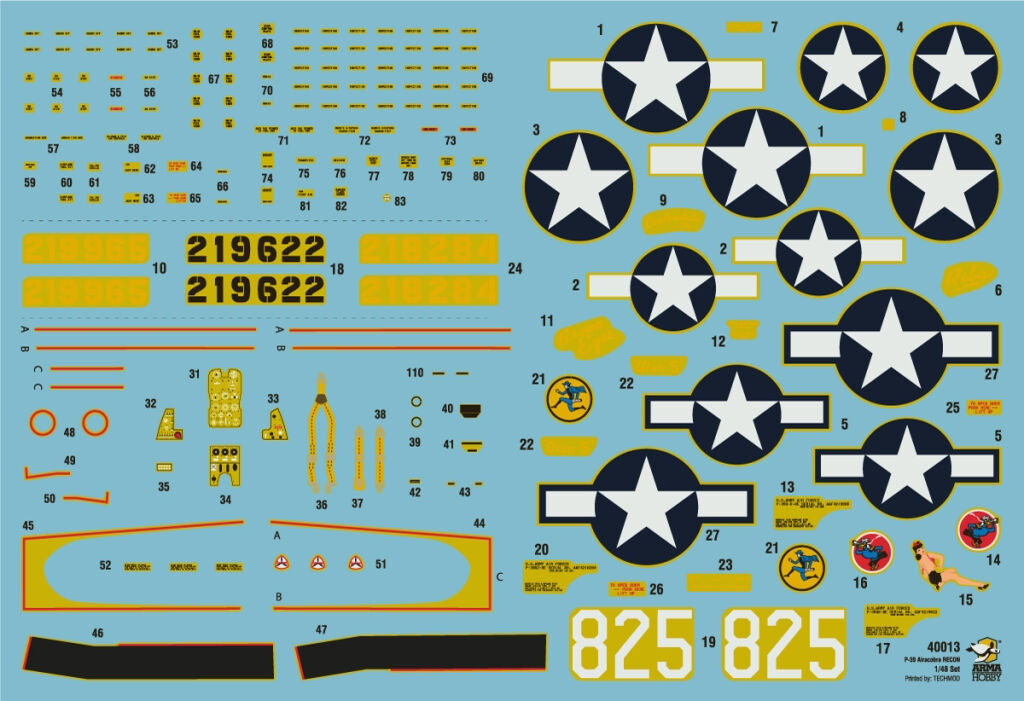Arma Hobby 40013 P-39 Airacobra RECON 1/48 – zdjęcie 10