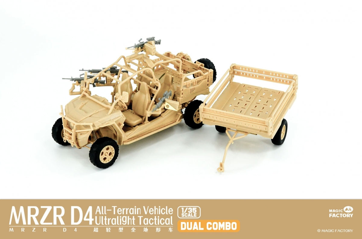 Magic Factory 2005 MRZR D4 Ultralight Tactical All-Terrain Vehicle 1/35 – zdjęcie 4