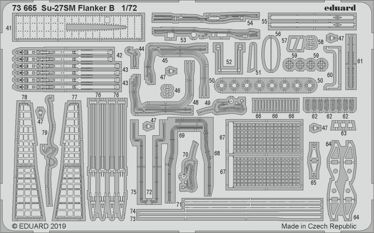 Eduard 73665 Su-27SM Flanker B 1/72 ZVEZDA – zdjęcie 2